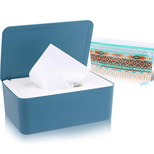 XIDAJIE Baby Wipes Dispenser, Portable Refillable Wet Wipe Container Baby Wipes Case, Keeps Moist Baby Travel Wet Wipe Pouch, Wet Wipe Holder