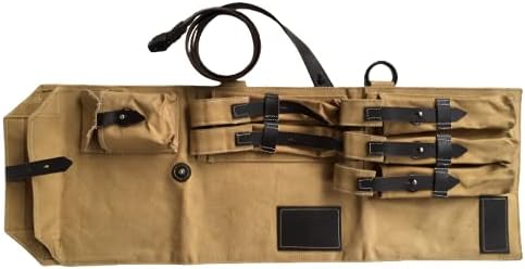 German WWII MP 40/MP40 Canvas & Leather Carry Case, MP40 Schmeisser (GET FREE MP40 SLING)