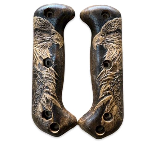 Eagle Handles Scales Compatible with Ka-Bar Becker BK2, BK7, BK9 Knife Models