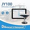 Tractor Guidance System with Precision AG Software, Android10 Tablet, 4-inch High Accuracy by PPP, 1-inch by CORS, A-B line Guidance Compatible with Any Tractor CAT. John-Deere...JY100 Plus