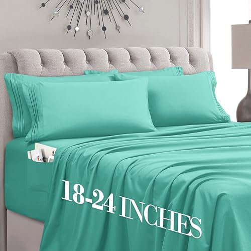 Mocassi ���O�W���A���[�V�[�c4�_�Z�b�g �E���g���\�t�g 1800 �v���~�A���z�e���i�� �}�C�N���t�@�C�o�[�V�[�c�Z�b�g �ő�18~24�C���`�̃}�b�g���X�ɑΉ� �G�N�X�g���f�B�[�v�|�P�b�g - �ʋC���ƈ��S�t�B�b�g�A�c�C���A�p���_�C�X�e�B�[��