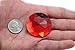 43mm Red Ruby H103 Flat Back Round Acrylic Gems High Quality Pro Grade Individually Wrapped - 4 Pieces