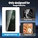 BIESHKJ 2 Pack For Google Pixel 8 Pro Privacy Screen Protector + 2 Pack Camera Lens Protector, 9H Hardness Anti-Spy Tempered Glass, Scratch-Resistant (Google Pixel 8 Pro)