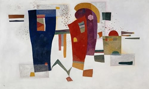 Art Décorative Imprimé Sur Toile Kandinsky 60x90cm pour Bureau