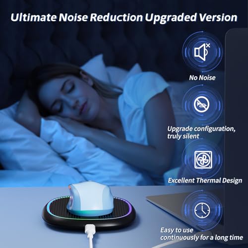 Fioenna Undetectable Mouse Mover Device Mouse Jiggler Ultra Slim with Timer ON/Off, Automatic No Software Noiseless Mouse Jiggers for Computer Laptop Keep PC Active