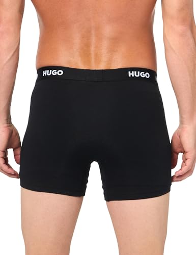 HUGO Men's Three Pack Jersey Cotton Boxer Briefs3