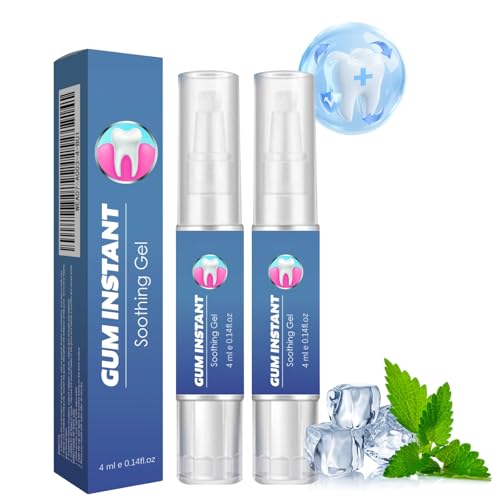 Gum Protect Repair Gel 2 PCS Teeth Repair Gel Beruhigt und Pflegt Das Zahnfleisch Gum Ease Zahnfleisch Zahnfleischpflege Lösung mit Pfefferminzextrakt Frischer Atem