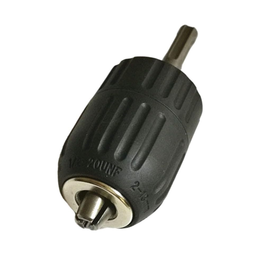Adattatore per mandrino autoserrante SDS Plus a 1/2-20 UNF, campo di serraggio a 3 griffe da 2-13 mm con bloccaggio brevettato per martelli perforatori da 1050 W+, struttura HSS