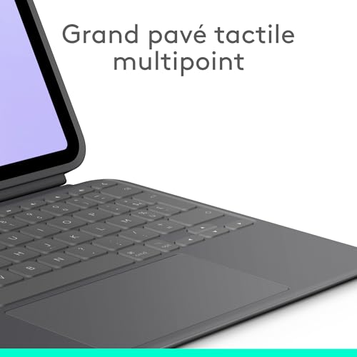 Logitech Combo Touch iPad Pro 11 M4 M5 étui clavier rétroéclairé chic