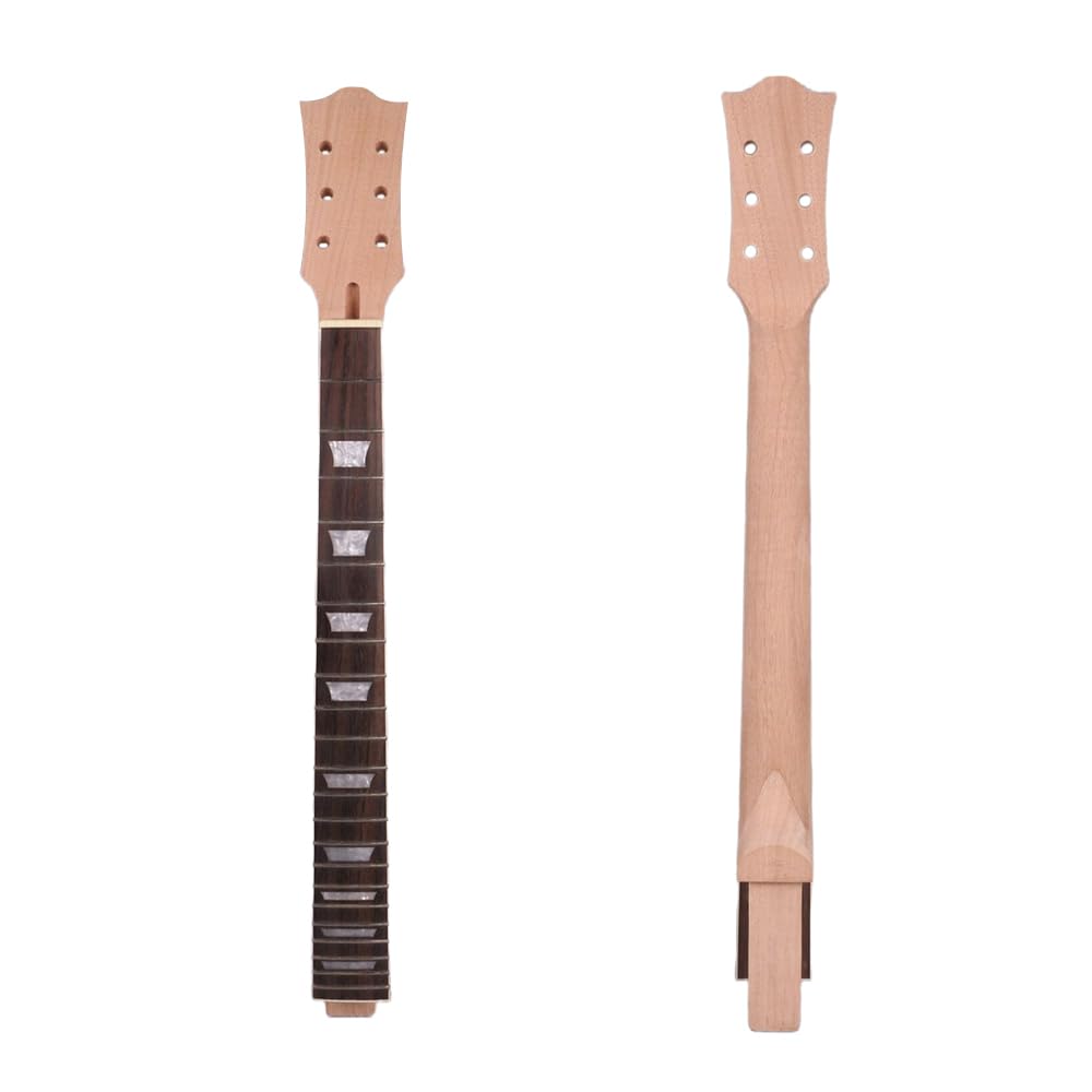 Yinfente Manico per chitarra 22 tasti 62,9 cm in mogano e palissandro