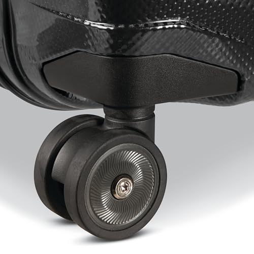 Image of Samsonite Proxis Large Hardside Luggage with Dual Spinner Wheels - Innovative Roxkin Lightweight Shell With Ultimate Durability- Includes TSA Lock, Ergonomic Telescoping Handle - Black