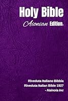 Holy Bible Aionian Edition: Riveduta Italian Bible 1927 - New Testament 172953161X Book Cover