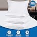 Utopia Bedding Bed Pillows for Sleeping (White), Queen Size Set of 4, Hotel Pillow, Cooling Pillows for Side, Back or Stomach Sleepers