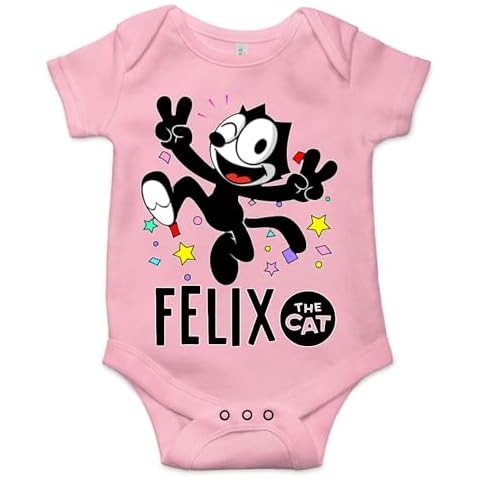 TripleBDesigns Felix The Cat Funny Baby Onesie, Newborn Infant Bodysuit Cover