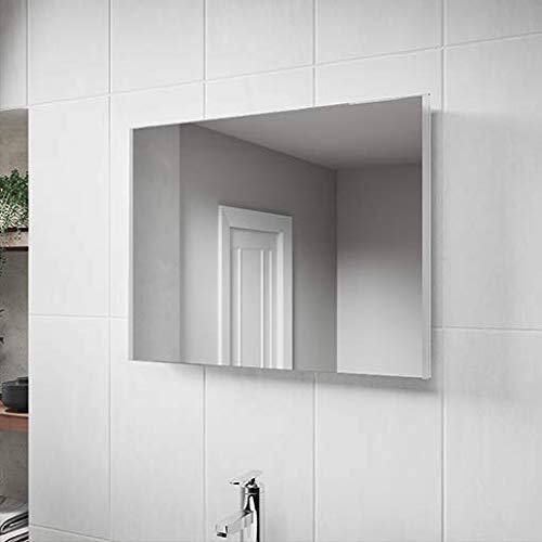 Pebble Grey™ Adara Illuminated LED Bathroom Mirror with built-in Bluetooth Speakers and Heated Demister Mirror Pad | Motion Sensor Switch | 600 x 800 | IP44 Rated | 10 Year Guarantee