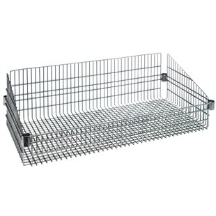 Omega Products Corporation 24\" Deep x 36\" Wide x 69\" High 6 Tier Mobile Chrome Wire and Basket Combo Unit - Thumbnail 5