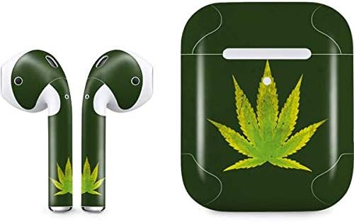 Skinit Decal Audio Skin Compatible with Apple AirPods 2 - The Lion of Judah Rasta Flag Design
