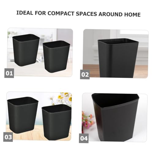 Set de 2 Canecas de Basura Cuadradas Pequeñas Sin Tapa miniatura 3