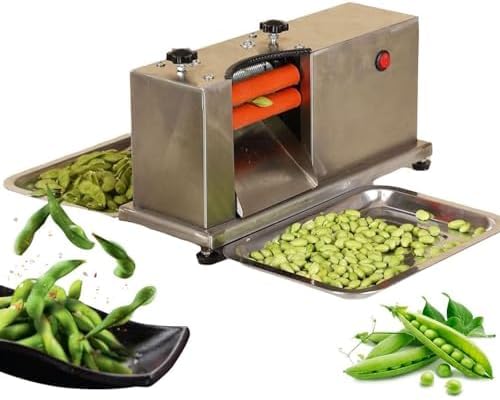 Écosseuse de Petits Pois électrique Commerciale, Semi-Automatique avec Rouleaux réglables pour Un épluchage Efficace dans Les Cuisines de Restaurant