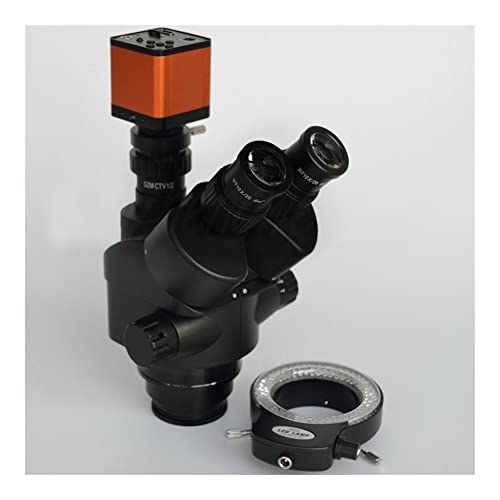 �������L�b�g BLACK MICROSCOPE 3.5X-90X �����œ_�O��Y�[�����̌����� 16MP HDMI 60SPF +144LED �����������Y�A�_�v�^�[ (Color : 7X-45X standard, Size : 144PCS LED)