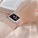 HILIMNY Compatible for Apple Watch Band 42mm 44mm, Stainless Steel Mesh Sport Wristband Loop with Adjustable Magnet Clasp for iWatch Series 1, 2, 3, 4, 5, Rose Gold