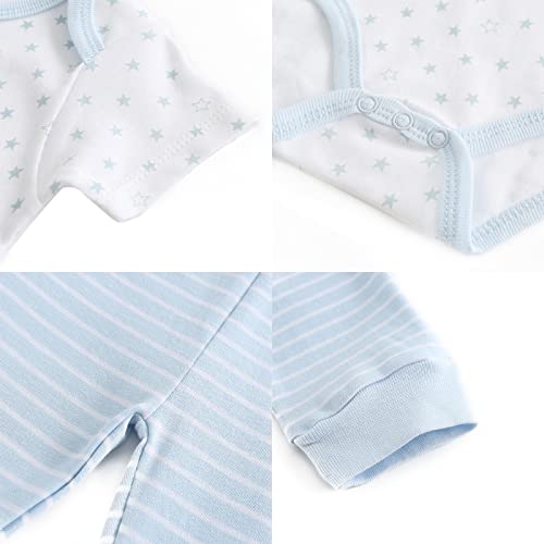 Image of MAMIMAKA Newborn Layette Gift Set Bodysuits Pants for Baby Girl and Boy 24 Piece 100% Cotton Essentials and Accessories