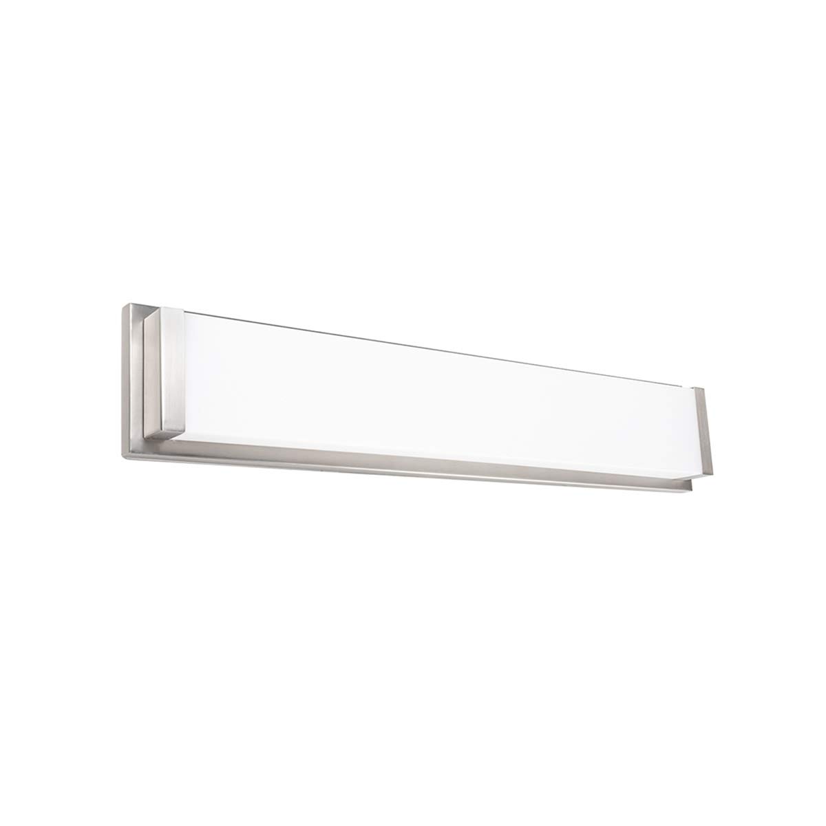 WAC Lighting, Metro 27in LED Energy Star Bathroom Vanity & Wall Light 3000K in Brushed Nickel