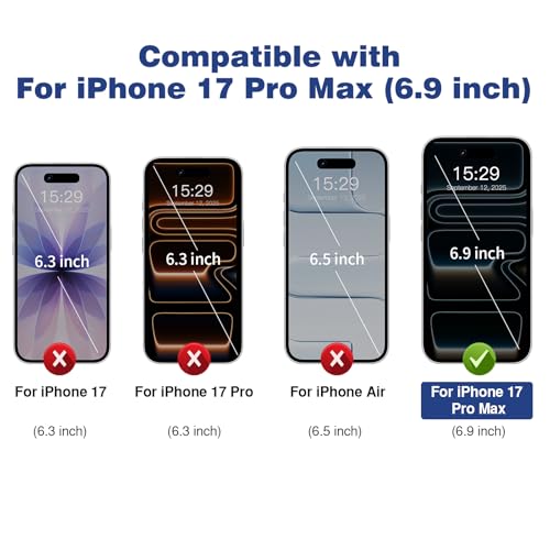 ACANDYA for iPhone 17 Pro Max Case Wallet Clear Protective Phone Case with Credit Card Holder Heavy Duty Protection Shockproof Anti-Scratch Anti-Yellow Cover for iPhone 17 Pro Max 6.9 inch Transparent by ACANDYA - Image 2