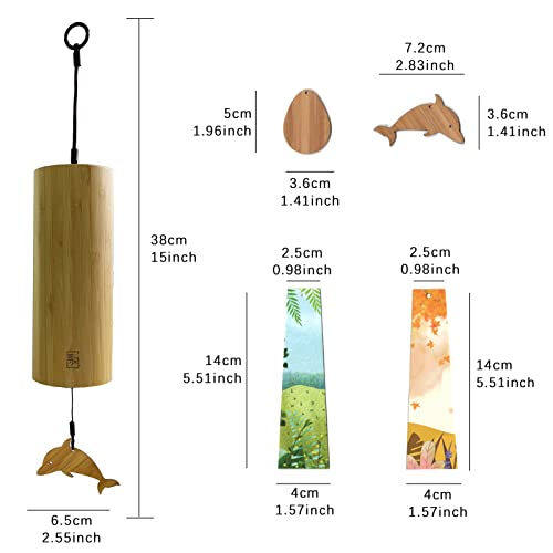 Lingting SL-42US Bamboo Wind Chimes For Sound Healing thumb #1