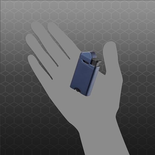 Encendedor Visol Axis antorcha llama plana recargable azul miniatura 4