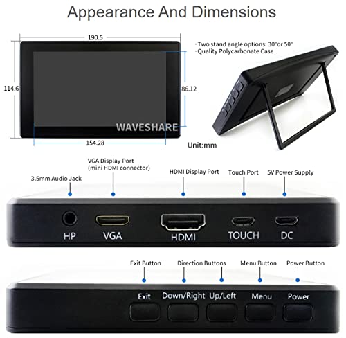 Waveshare 7inch IPS Capacitive Touch Screen