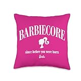 Barbie Barbiecore Before You were Born Throw Pillow, 16x16, Multicolor