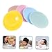 Anneome 5pcs Microwave Safe Suction Bowl Mat Non-Slip Silicone Utensil Rest Pads Double-Sided Grip Fixing Pad for Plate for Toddlers Dinnerware