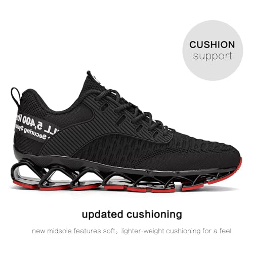 Image of Chopben Men's Running Shoes Blade Non Slip Fashion Sneakers Breathable Mesh Soft Sole Casual Athletic Walking Shoes
