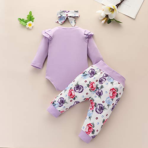 L&ieserram Abito Completo con Stampa di Fiore o