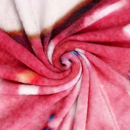 Image of Bnuitland Pink Donut Blanket, 300 GSM Double Sided Giant Realistic Funny Gift Throw for Sofa Bed, Super Soft Novelty Food Blanket for Kids /Pets and Adults