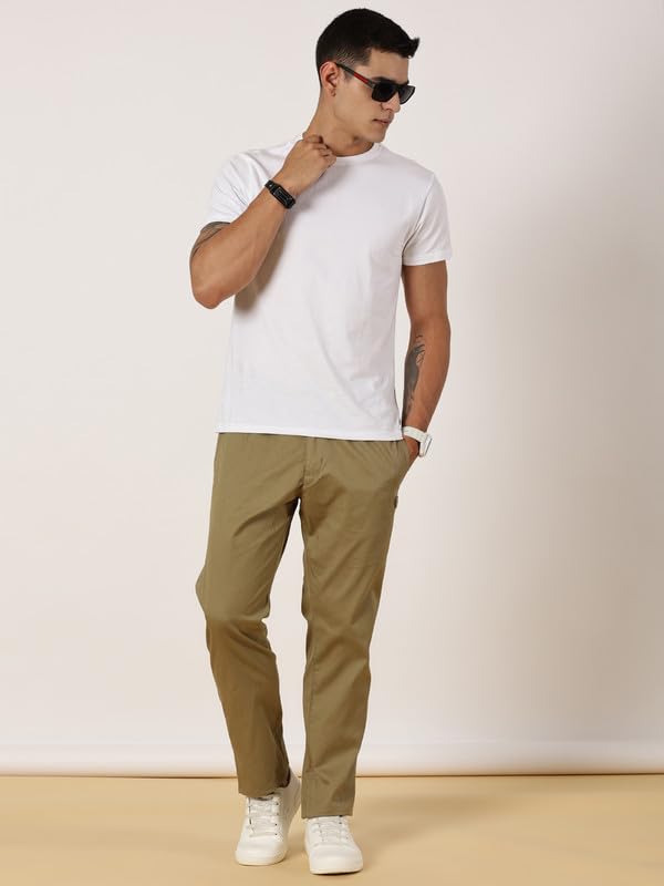 Image of BEEVEE Solid Lounge Wear Bottoms for Men
