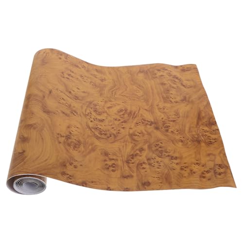 ifundom Film Adhésif Vinyle pour Tableau de Bord Voiture 30 CM X 200 CM Aspect Bois Revêtement Intérieur sans Bulles Autocollant Imperméable pour Décoration et Protection Automobile