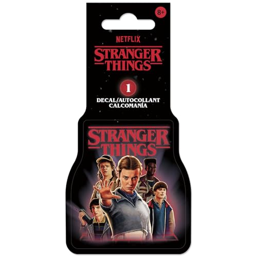 Stranger Things 5 - Character Group White Vinyl Die-Cut Decal - 4 Color