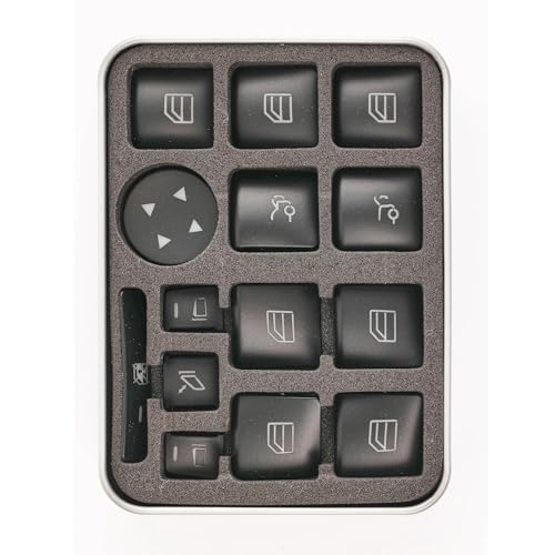 Autocollants de réparation bouton lève-vitre pour intérieur voiture C400