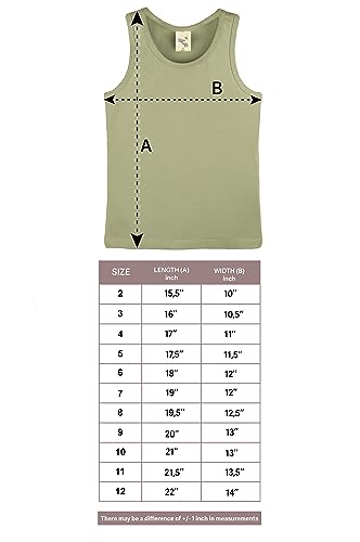 Lilax Meninas Regata Racerback 6 Verde Oliva