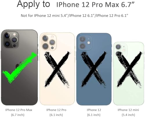Image of DD SON Back Camera Lens Protector Tempered Glass For iPhone 12 Pro Max (Black) Case Friendly with Edge to Edge Coverage and Easy Installation Kit, Pack of 1