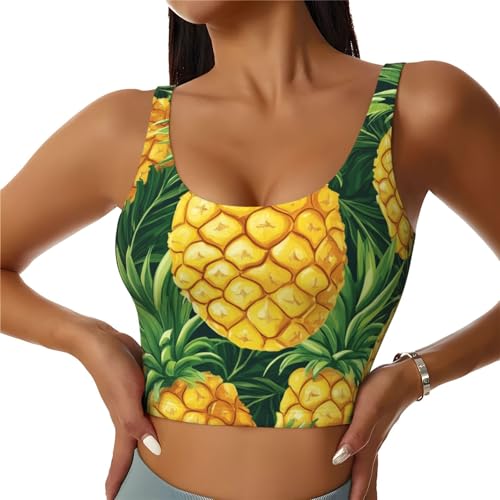 Camiseta sin mangas de yoga para mujer Mexpekil con estampado de girasoles