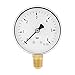 1/4"NPT Druckluft-Manometer 0-6 bar Manometer zur seitlichen Montage für Wasser-Luft-Ölmessgerät