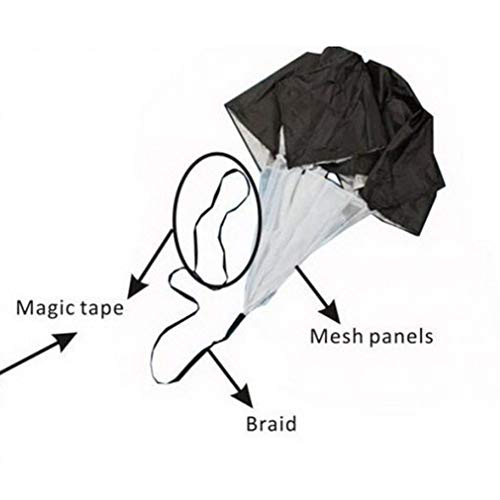 Eastygold Running Speed Chute Resistance Parachute 56 Inch Powerchute 2 Pack Umbrella Training Sprint Power Soccer Trainer For Runner, Football, Soccer Drilling #TOP3