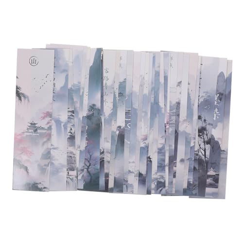 TOGEVAL 30個紙製ブックマーク 学生用 読書用 教室用 大量 選んで可能 装飾用 風 デザイン にも 感のあるデザイン