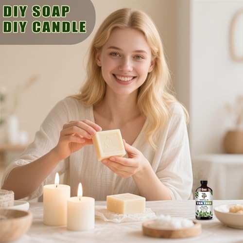 Image of Tea Tree Essential Oil for Diffuser Massage Home, Tea Tree Oil 4 oz