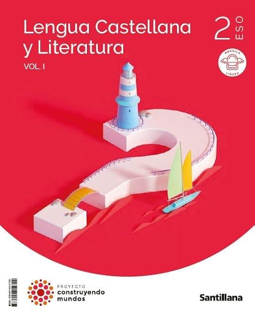 Portada de Lengua y Literatura 2º ESO Murcia Construyendo Mundos