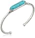 Lucky Brand Turquoise Crystal Cuff Bracelet, 2.5"