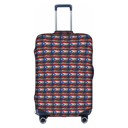 Couverture de valise Porto Rico élastique XL blanche pour protection bagage